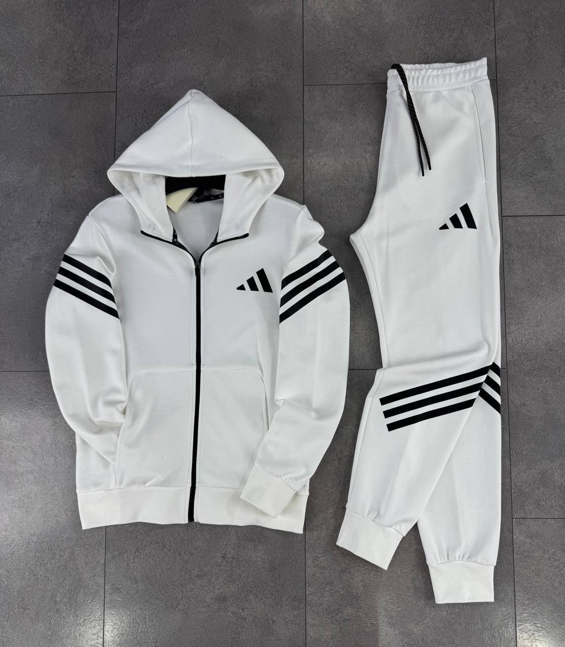 Adidas ZNE 3 Stripe - White