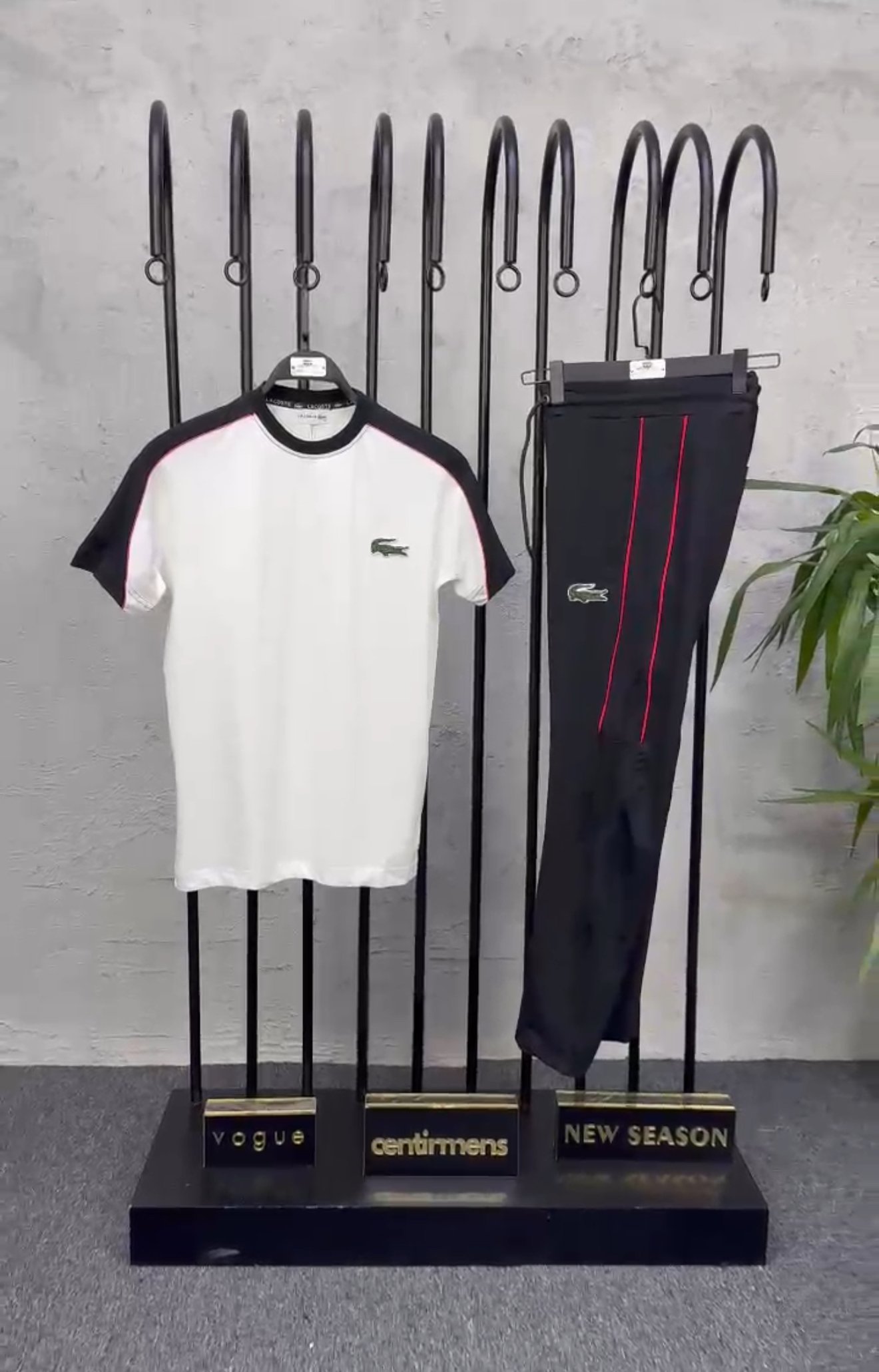 Edge Line Set - White/Black/Red Piping
