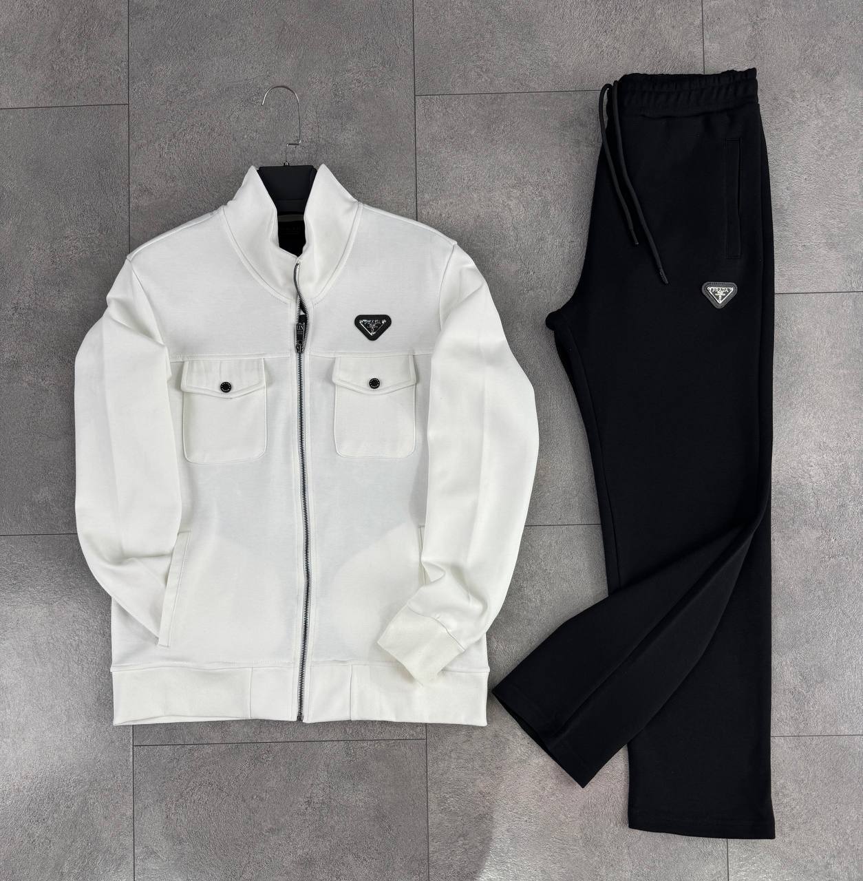 Double Pocket Tracksuit - Beyaz