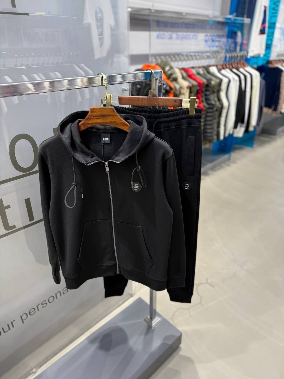 Premium Circle Tracksuit - Siyah