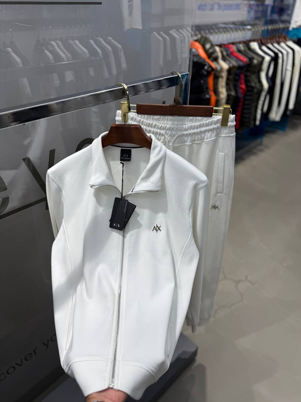 A. Silver Logo Tracksuit