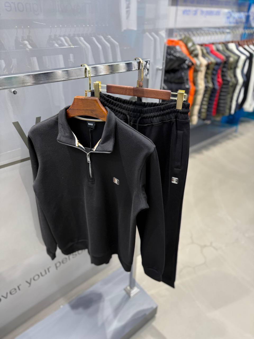 Half Zip Tracksuit - Siyah