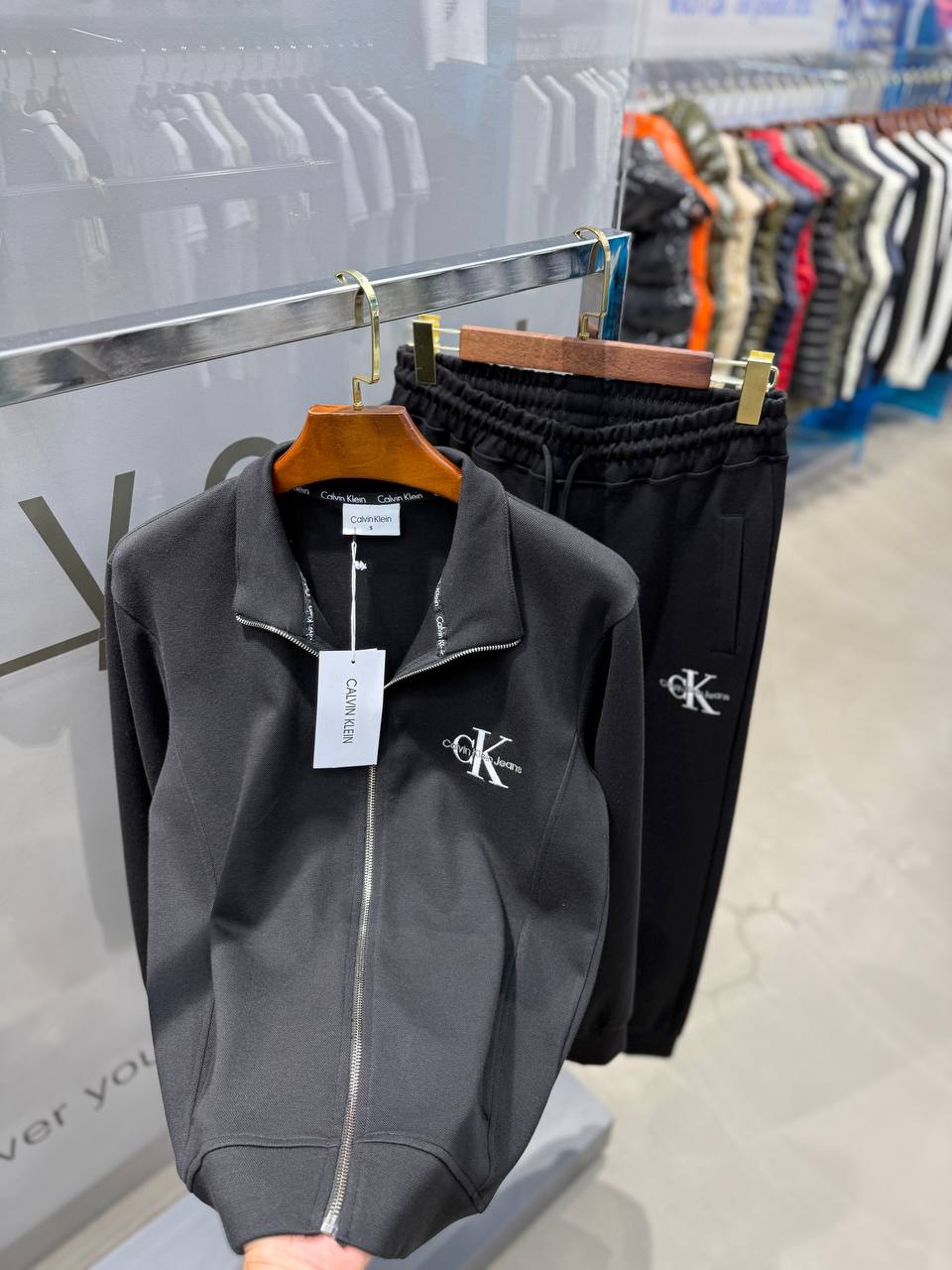 CK Silver Zip Tracksuit
