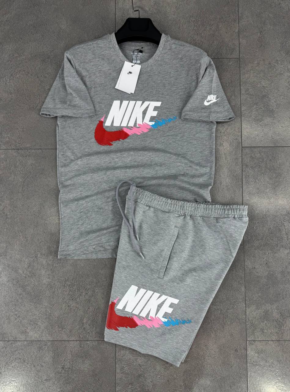 Premium Graphic Yazlık Takım - Gri