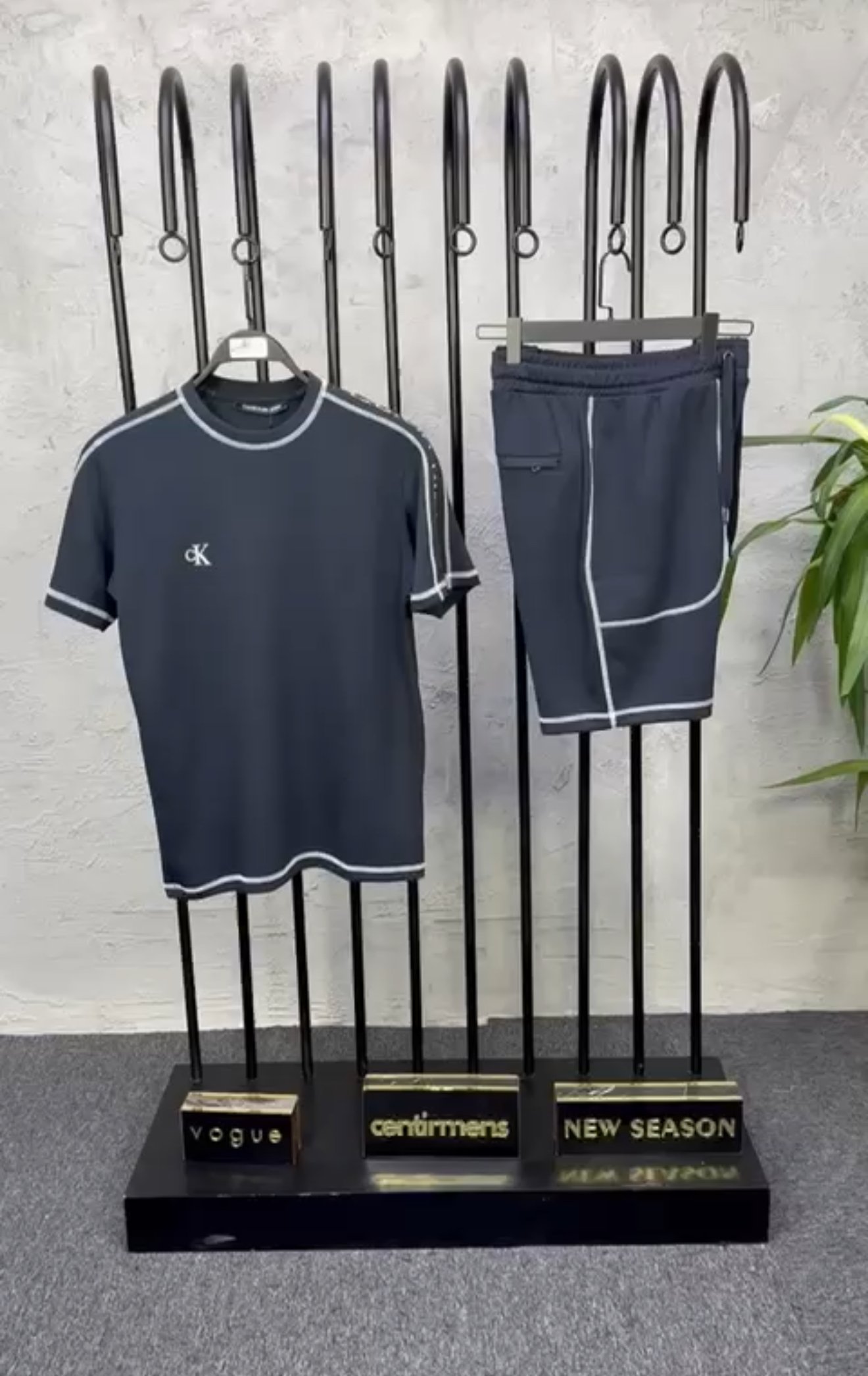 Fusion Set - Dark Navy/White Trim