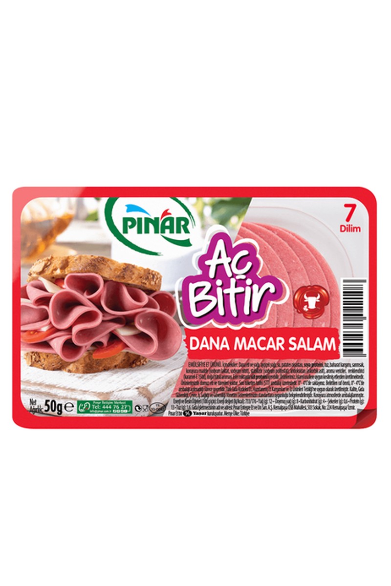 Pınar Aç Bitir 7 Dilim 50 Gr
