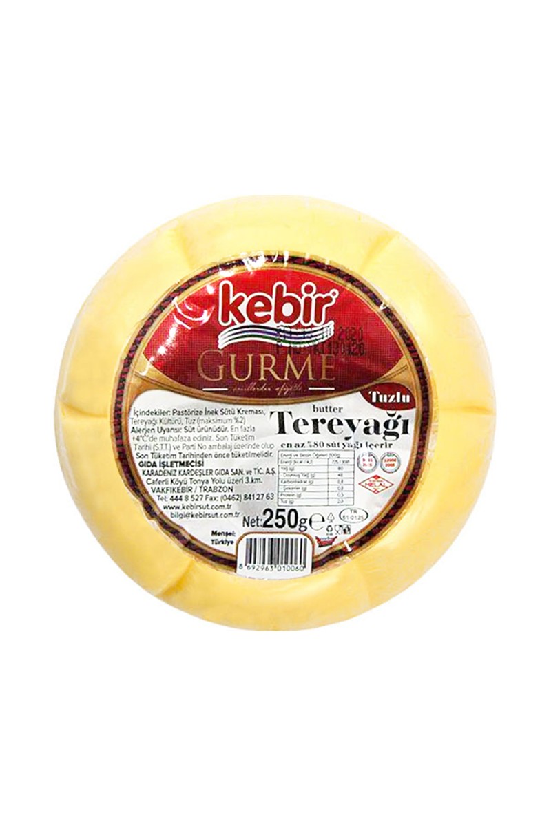 Kebir Gurme Tuzlu Tereyağı 250 Gr