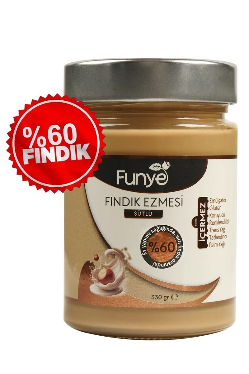 Funye Sütlü Fındık Ezmesi 330 Gr