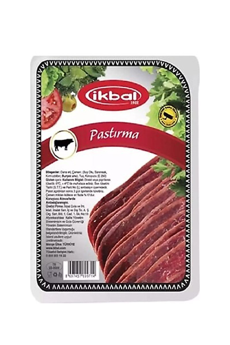 İkbal Dilimli Seçme Çemenli Pastırma 90 Gr