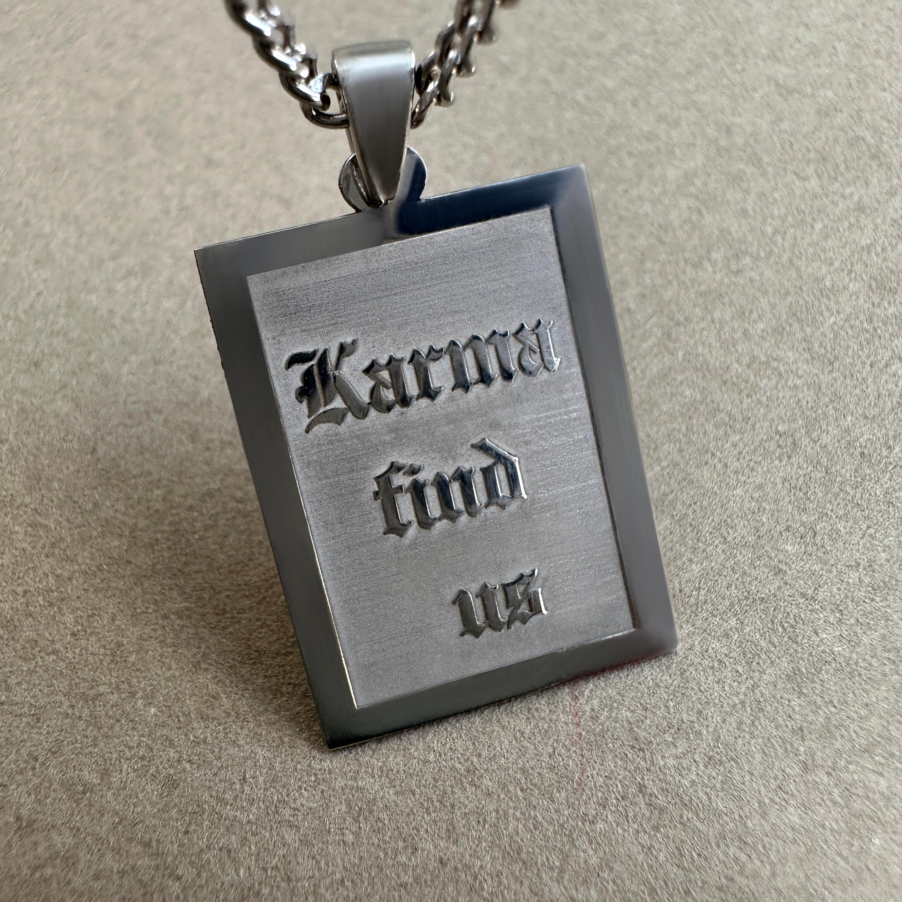 925 Gümüş | Gurmet Zincirli Plaka ''Karma'' Kolye 