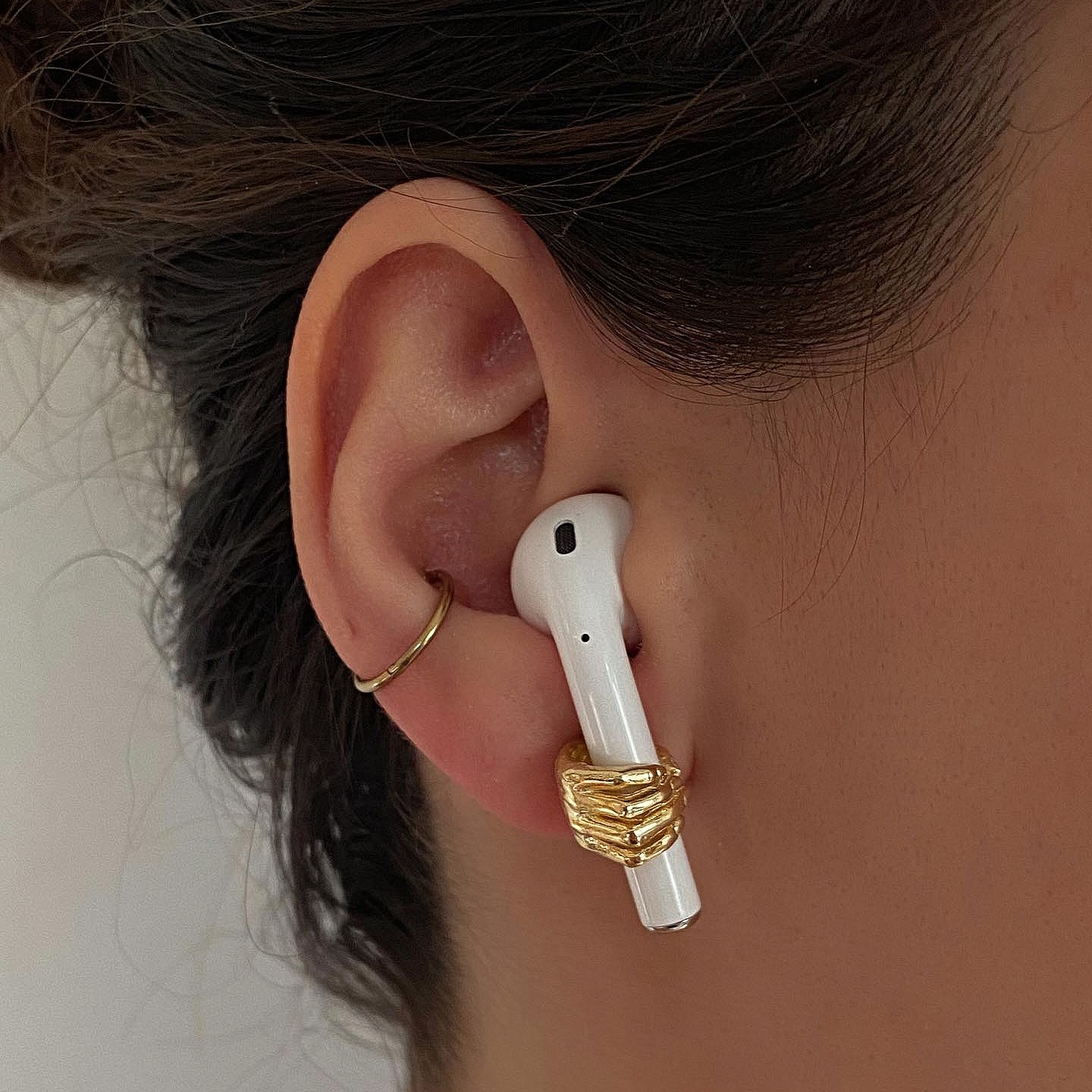 925 Gümüş | Airpods Tutucu Küpe 