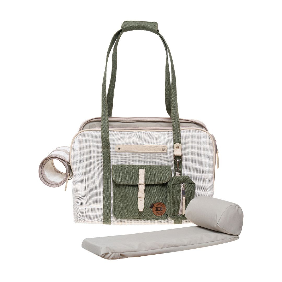 "Chic-Paw Travel" Customizable Pet Carrier