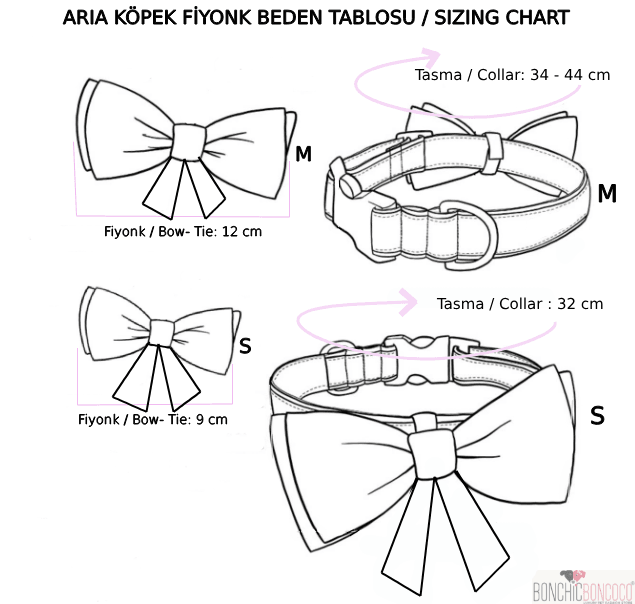 BCBC ARIA DOG BOW TIE