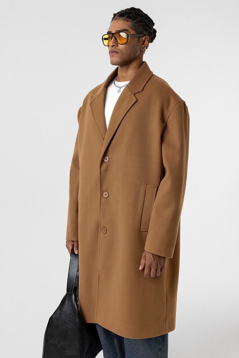 OVERSIZE LONG CASHMERE COAT