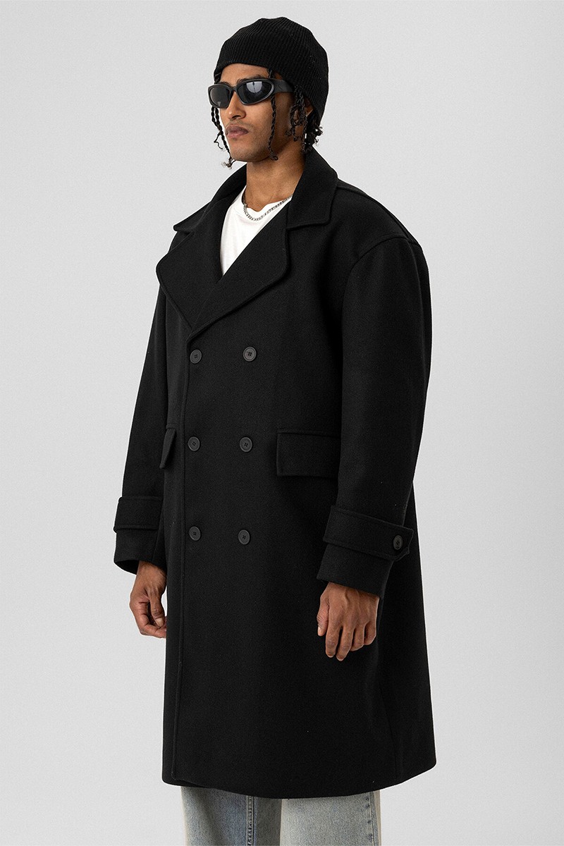 OVERSIZE COAT BLACK