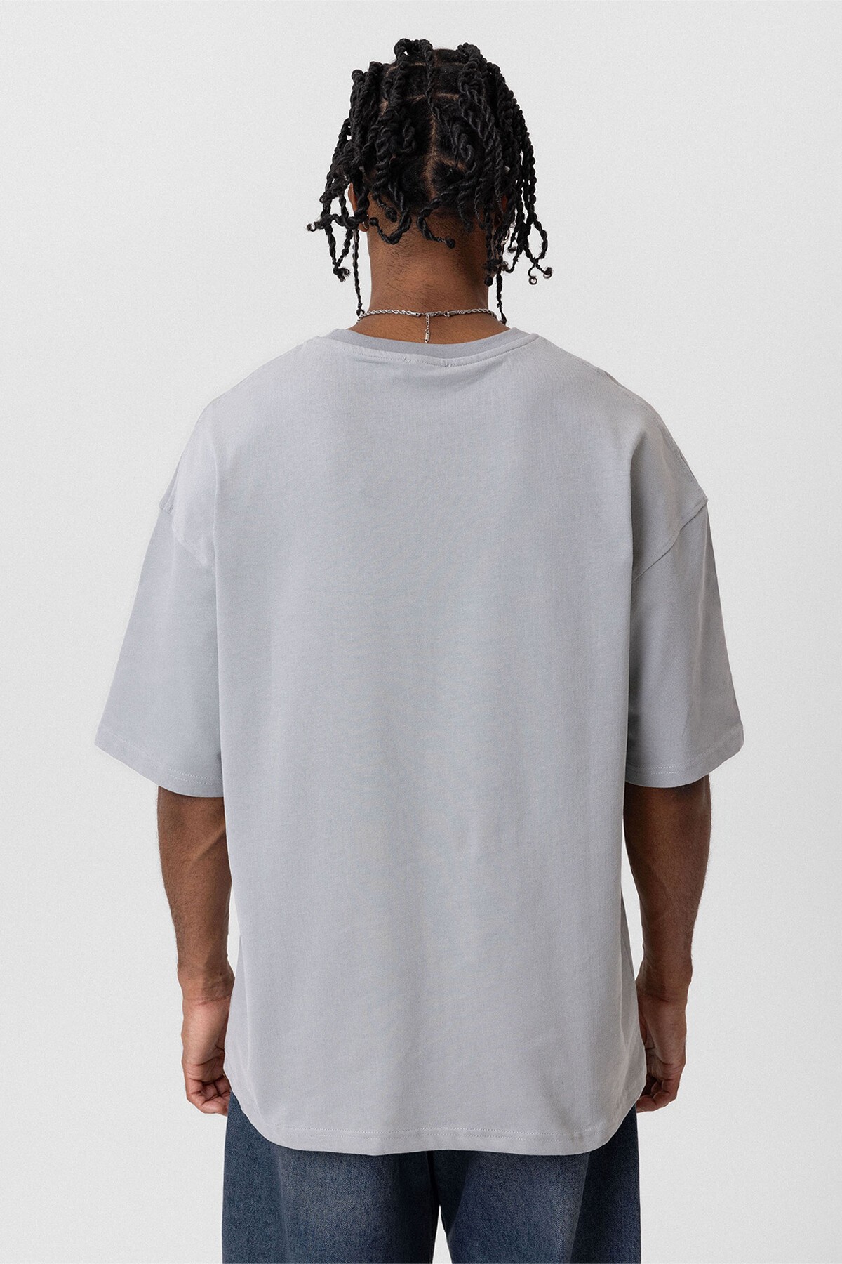 BASIC OVERSIZE T-SHIRT-GREY