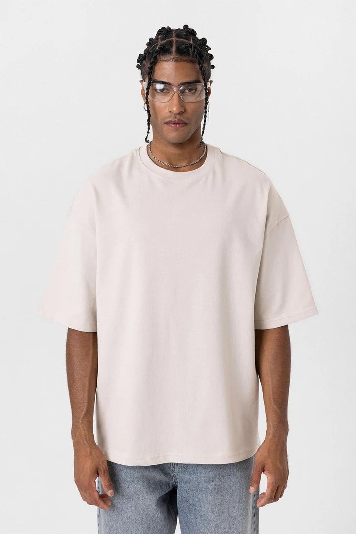 Basic Oversize T-Shirt Stone