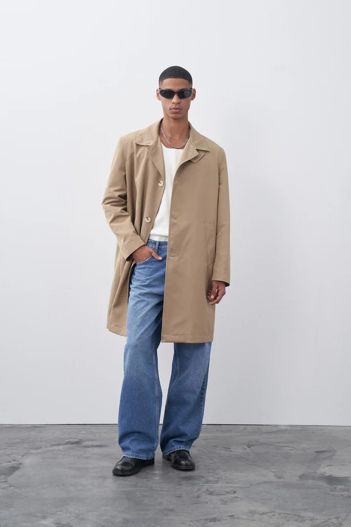 Mink Oversize Trench Coat Mink