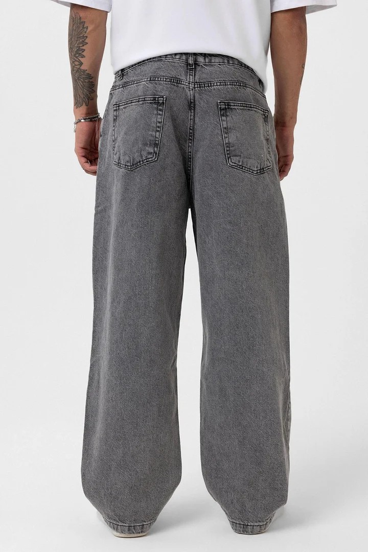 Baggy Fit Jeans Dark Grey