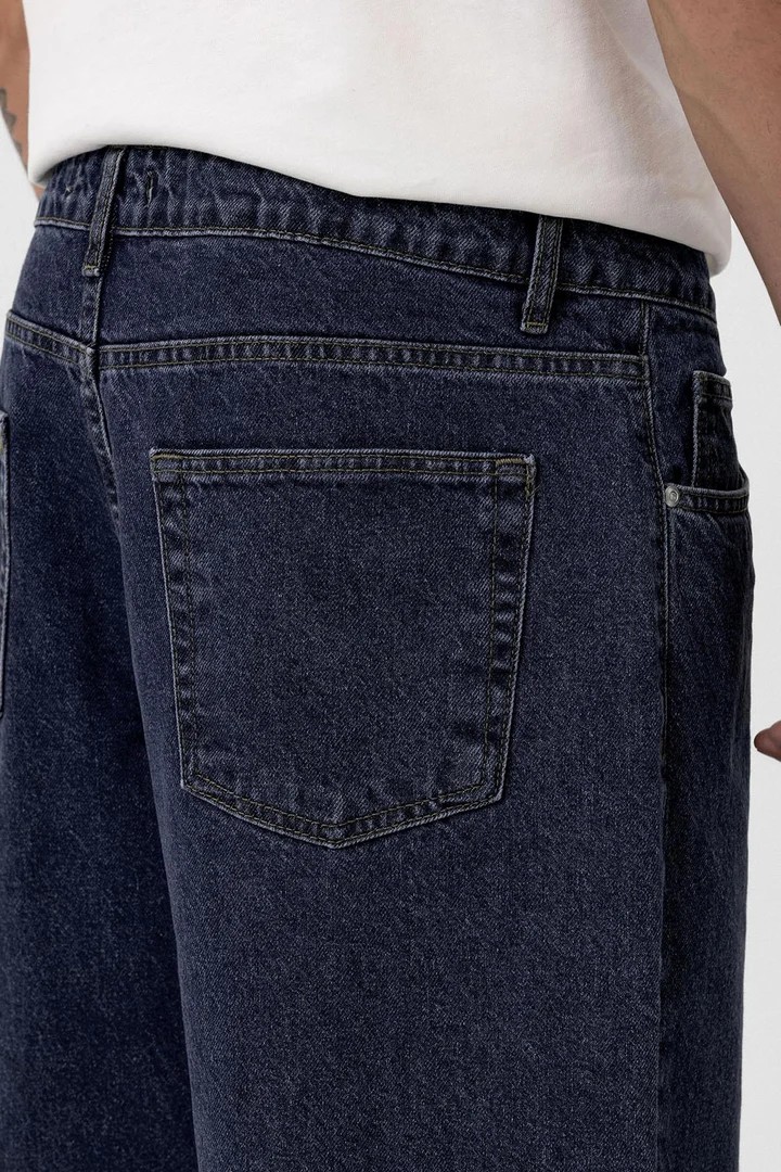 Baggy Fit Jeans Dark Blue