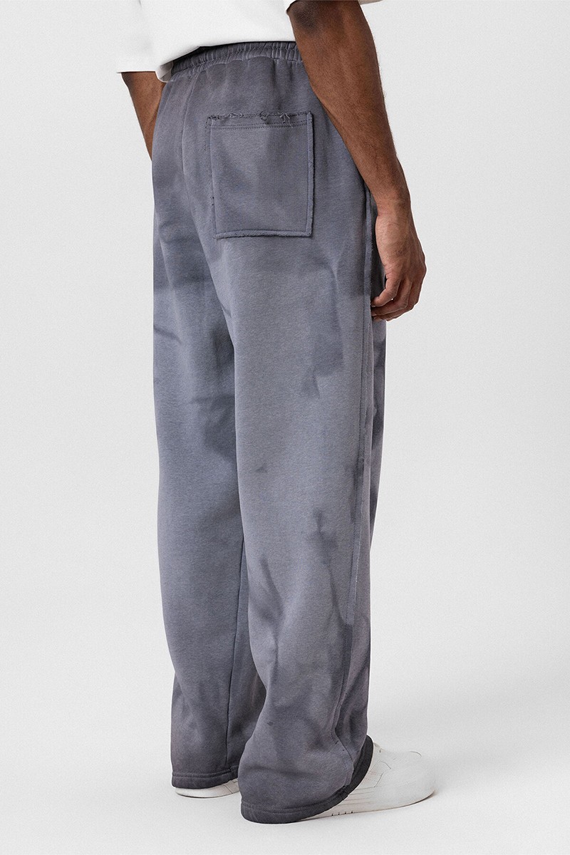 COLOR TRANSITION WASHABLE OVERSIZE TRACKSUIT GRAY