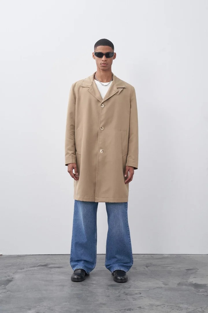 Mink Oversize Trench Coat Mink