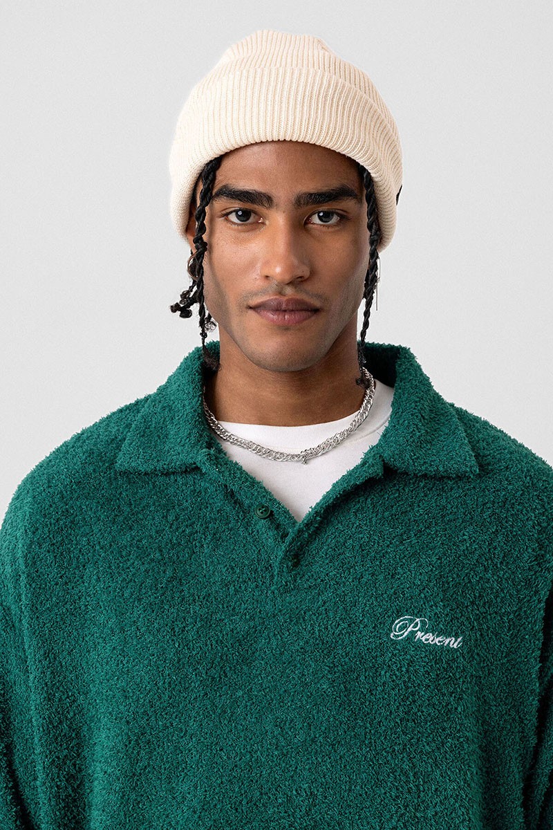 OVERSIZED SWEATSHIRT WITH TEXT DETAILED GREEN