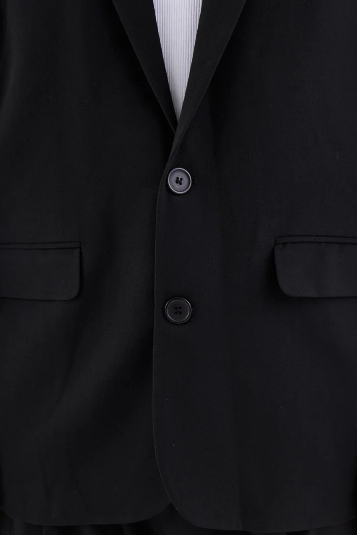 Classic Oversize Suit Black