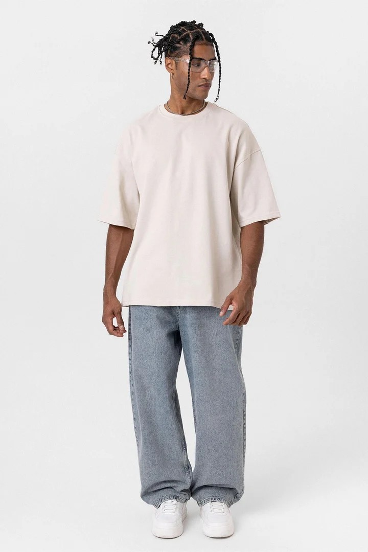 Basic Oversize T-Shirt Stone