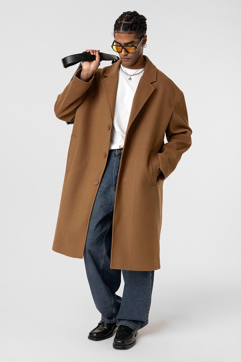 OVERSIZE LONG CASHMERE COAT