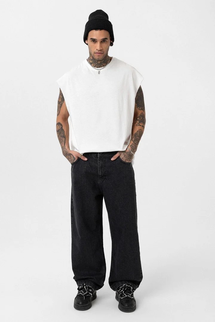 Baggy Fit Jeans Anthracite