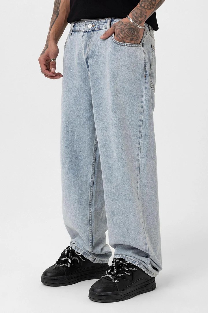 Baggy Fit Jeans Light Blue