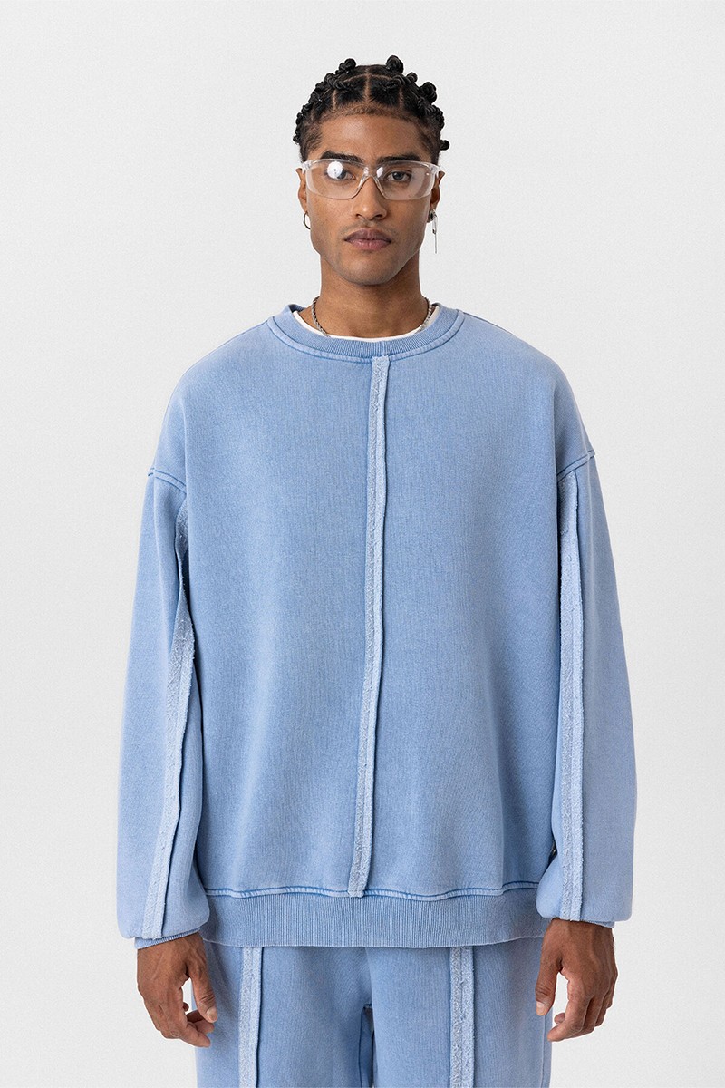 WASHABLE OVERSIZE TRACKSUIT LIGHT BLUE