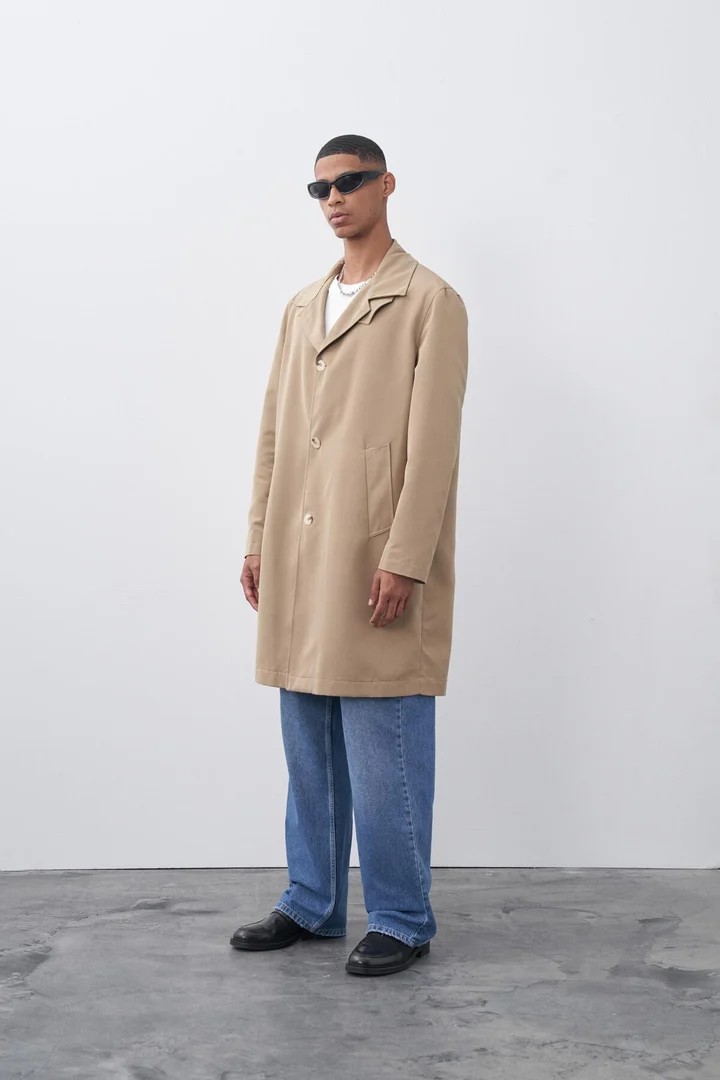 Mink Oversize Trench Coat Mink