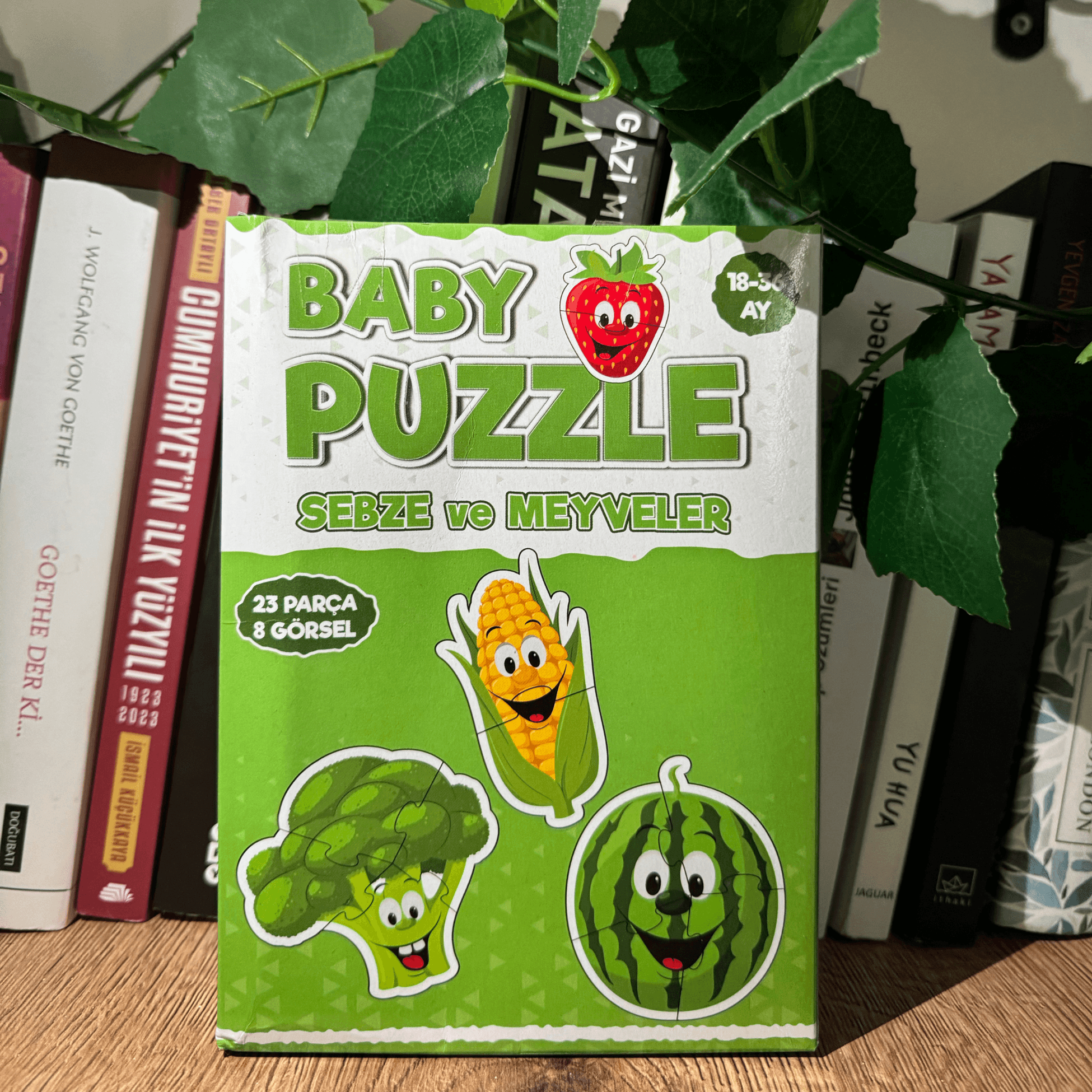 Sebze ve Meyveler Bebek Puzzle  Eğitici ve Öğretici Yapboz
