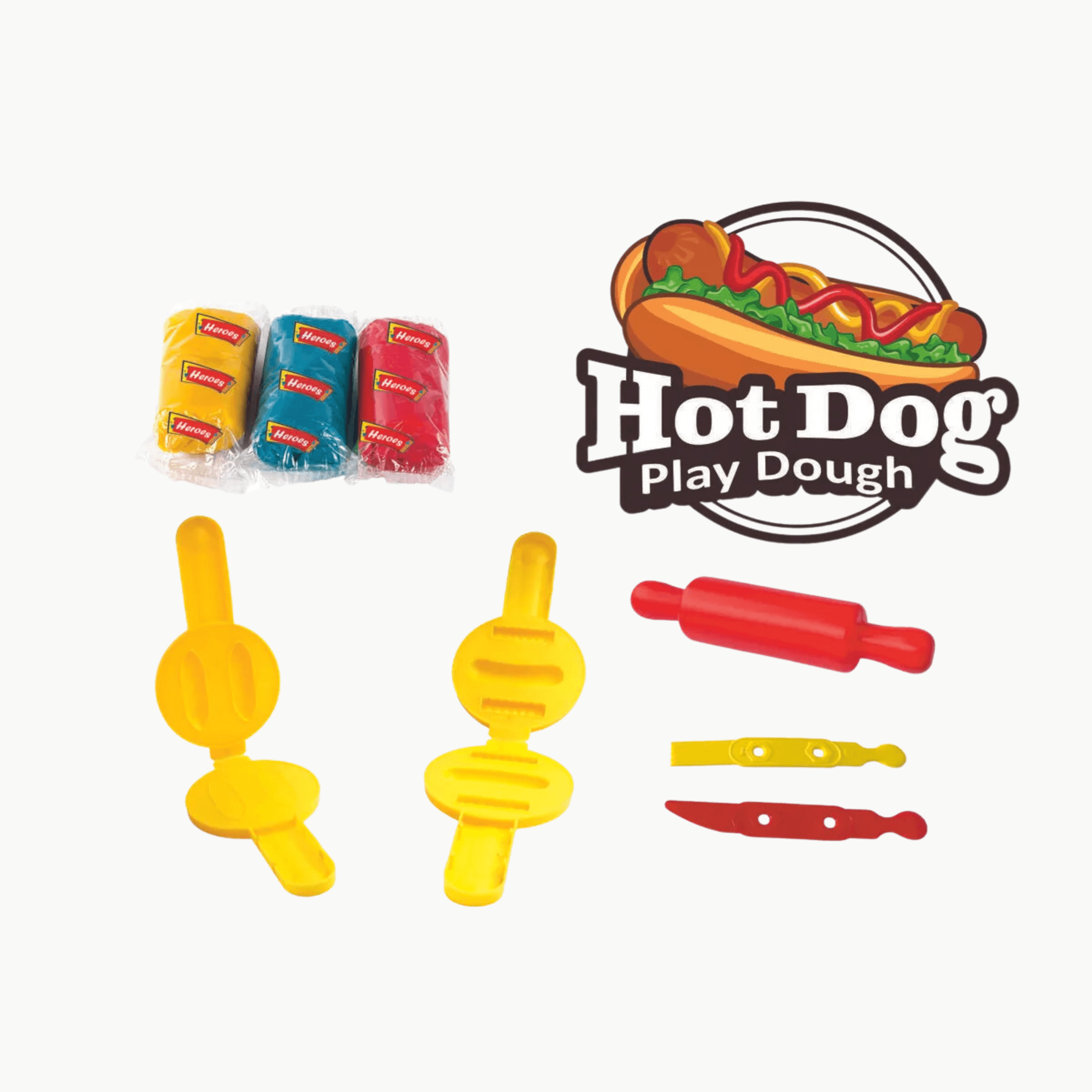 Hot Dog Set Kutulu Oyun Hamuru Seti