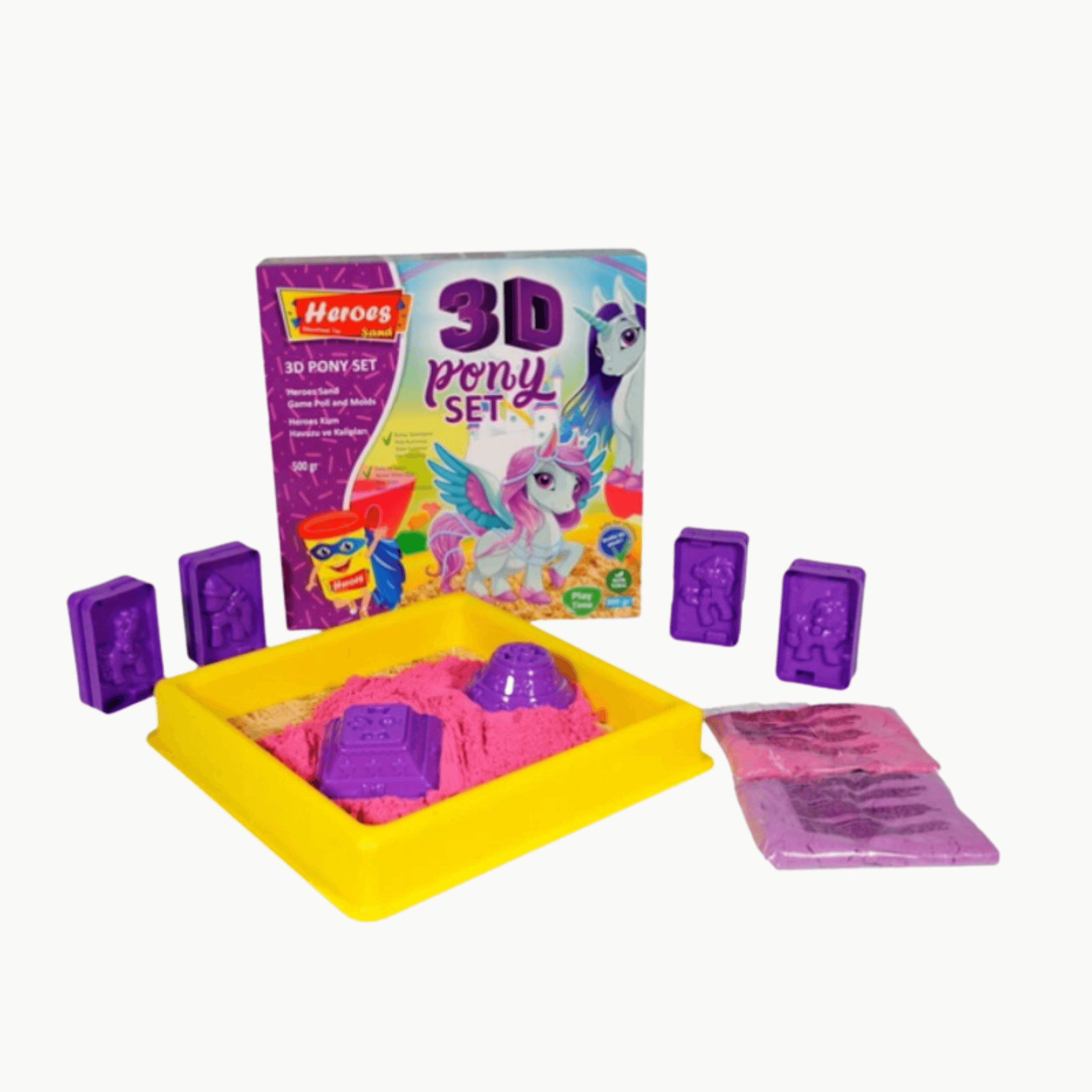 3D Pony Seti Kutulu Oyun Hamuru Seti