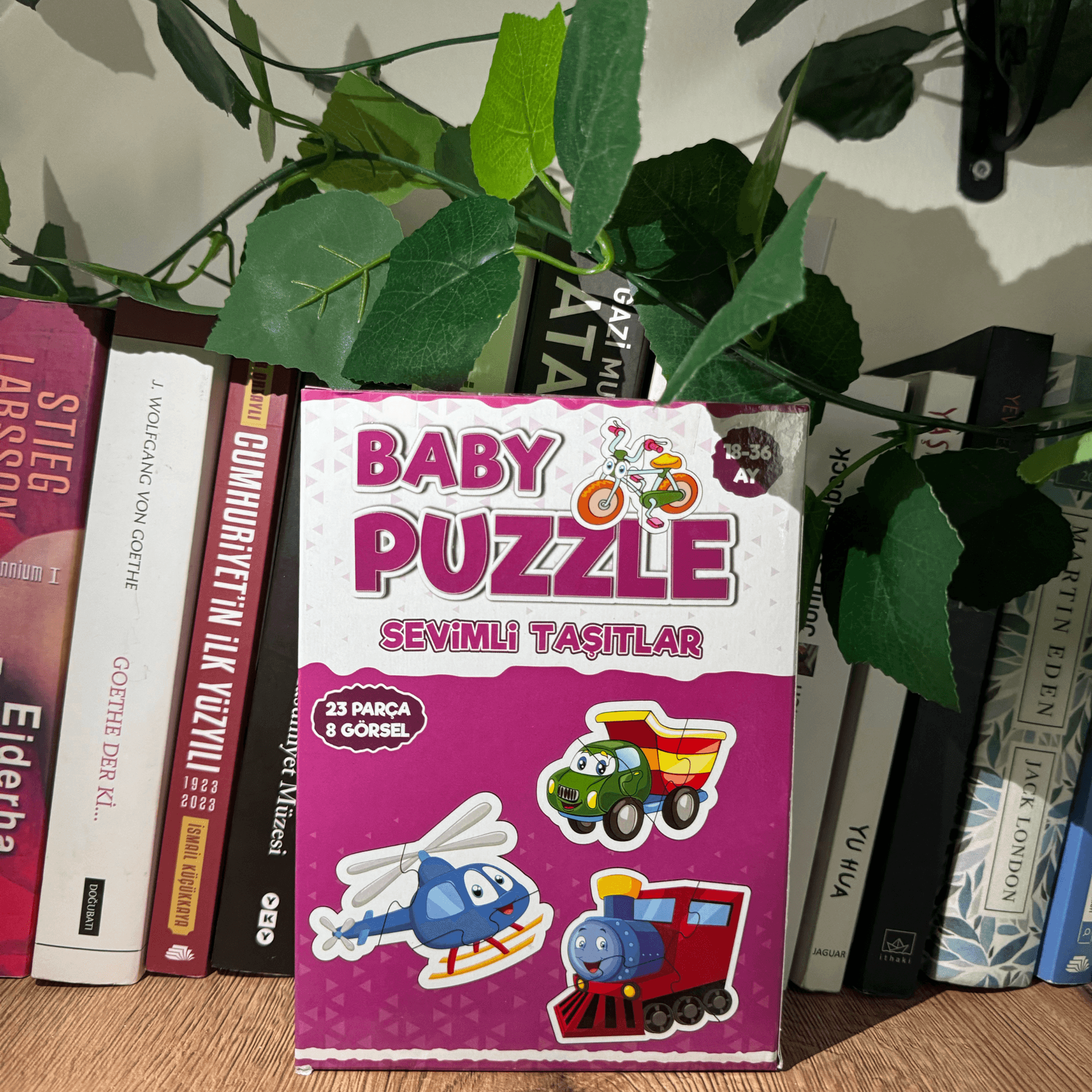 Sevimli Taşıtlar Bebek Puzzle  Eğitici ve Öğretici Yapboz