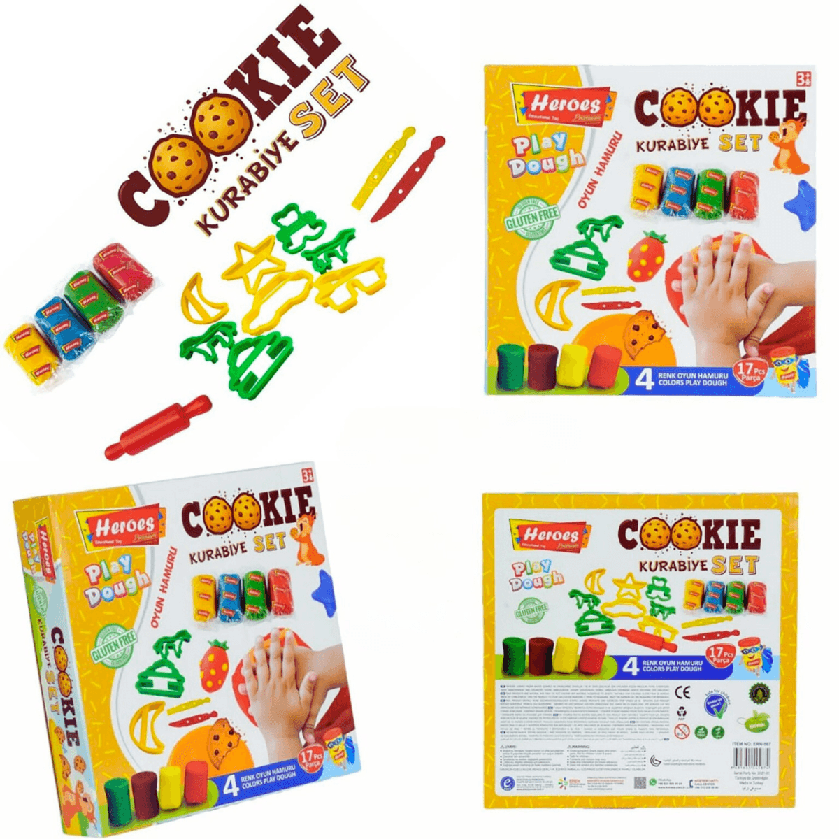 Cookie Set Kutulu Oyun Hamuru Seti
