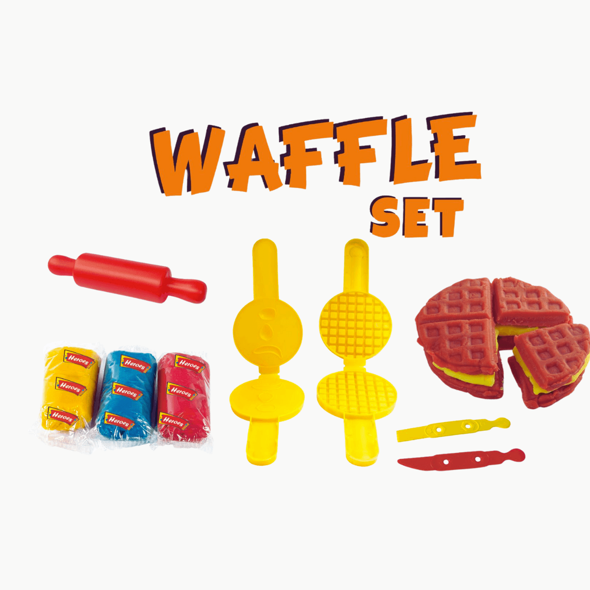 Waffle Set Kutulu Oyun Hamuru Seti
