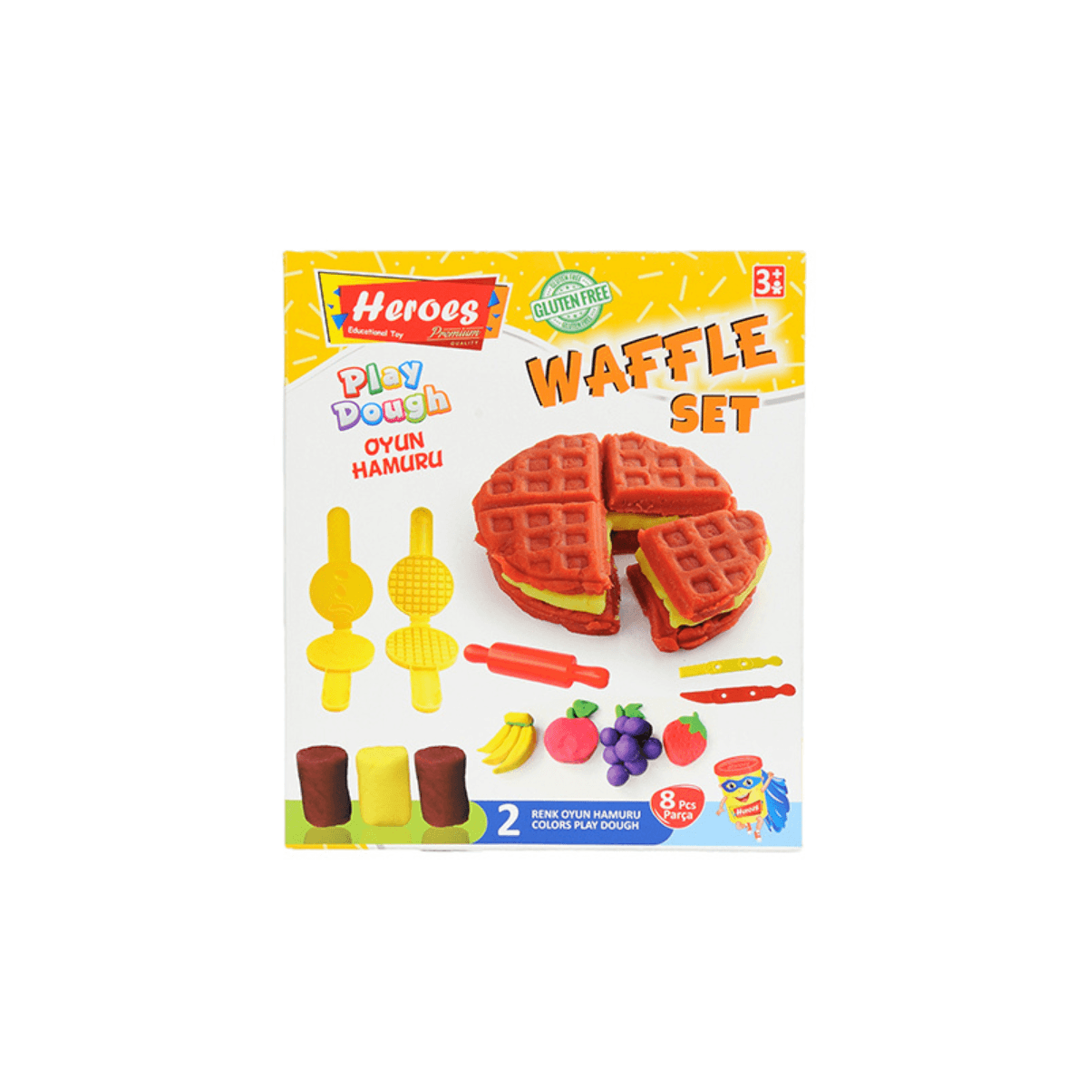 Waffle Set Kutulu Oyun Hamuru Seti