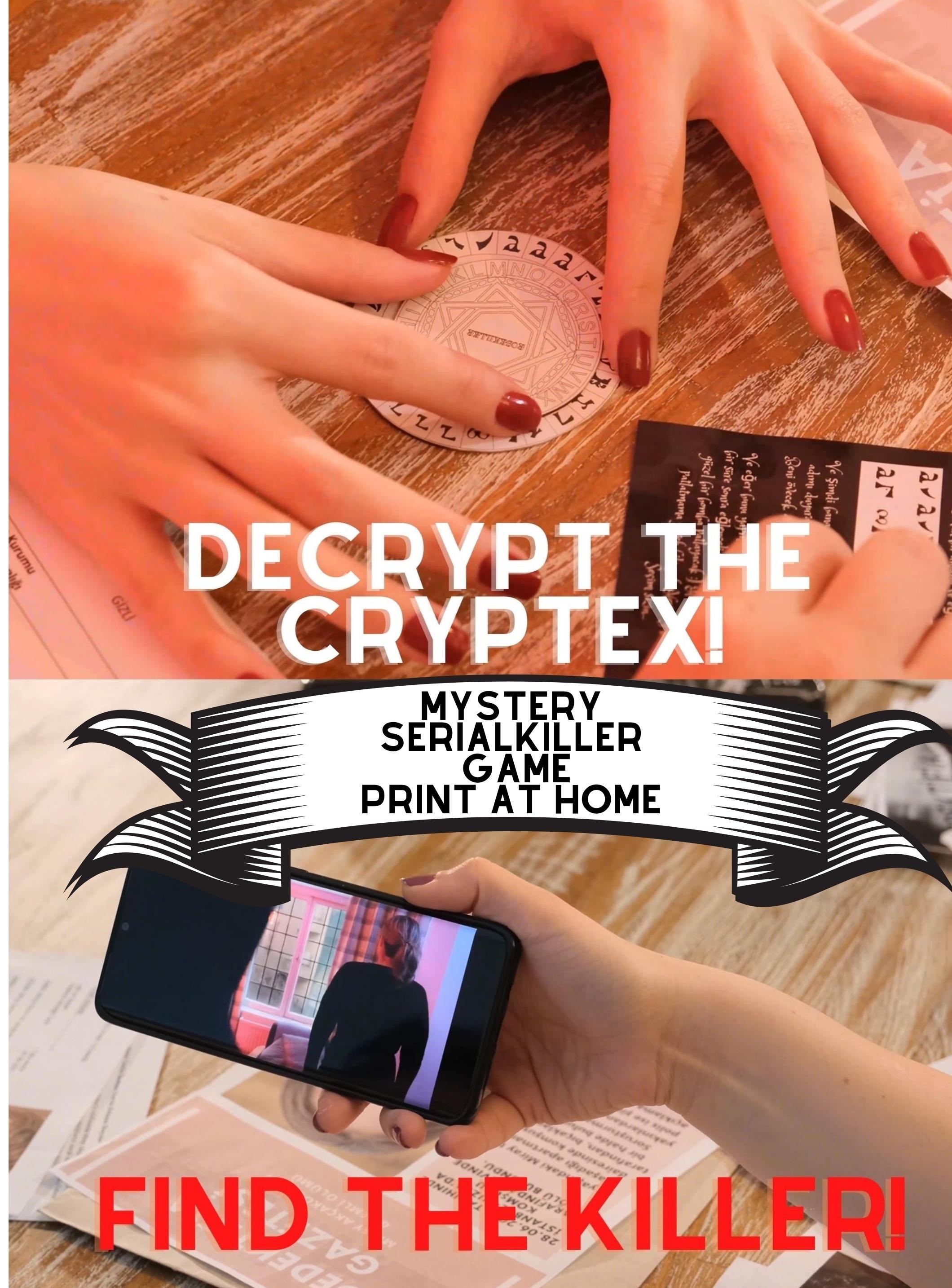 Printable Murder Mystery Game-SERIAL KILLER GAME- True Crime-Serial Killer Case-INSTANT DOWNLOAD -Unsolved Mystery Case File-Detective Game-Digital Case