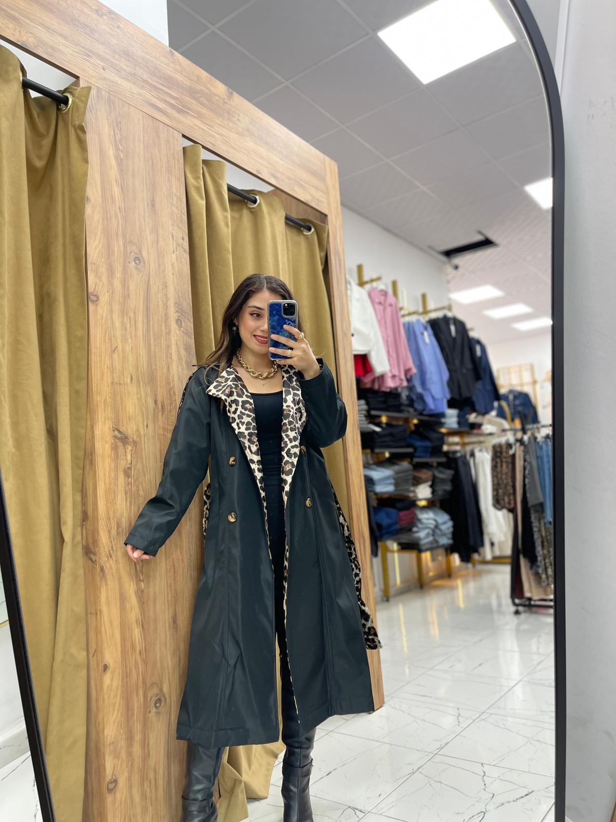 Lexus Trenç Ceket  - Siyah
