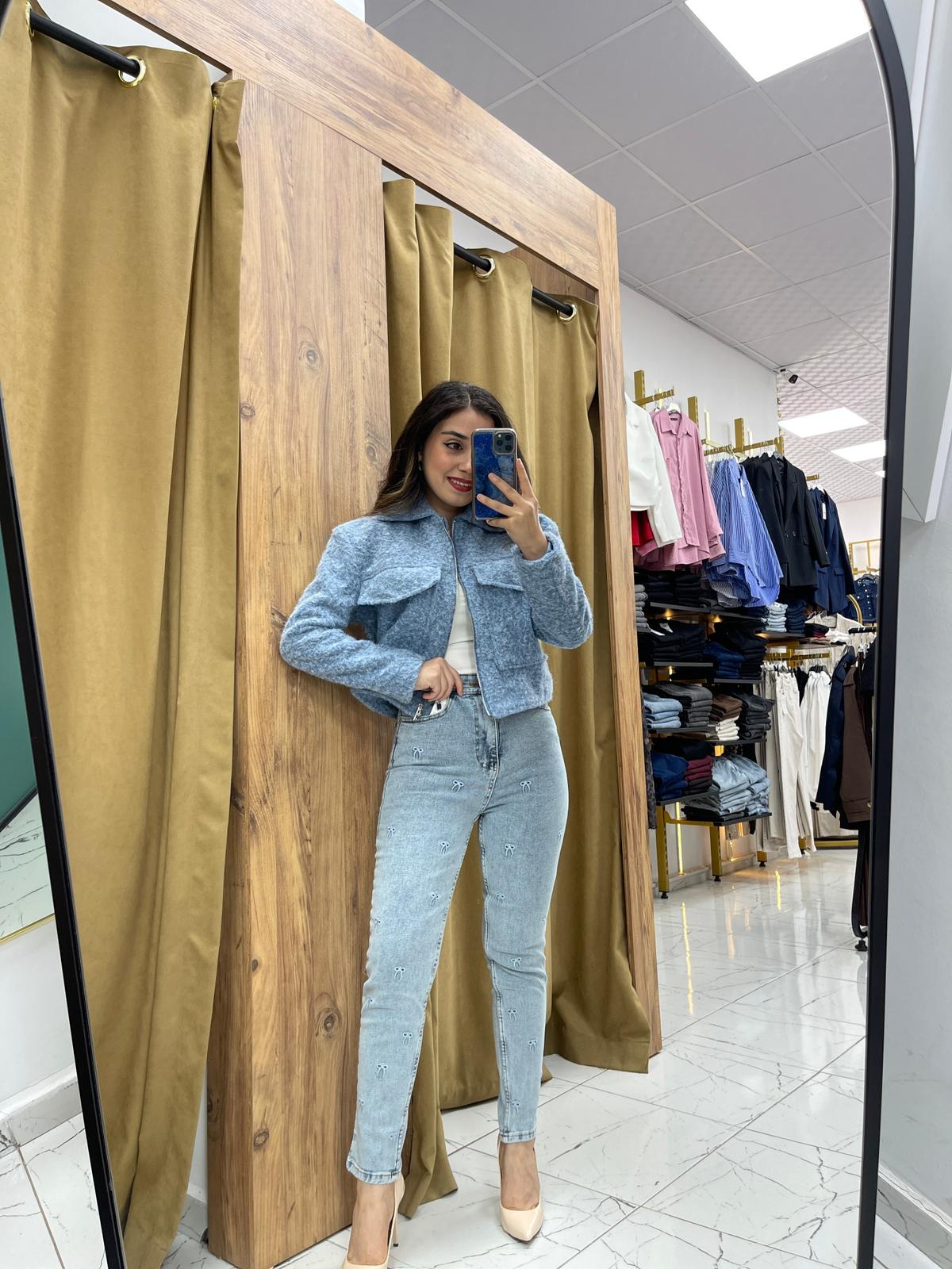 Fiyonklu Mom Jean 