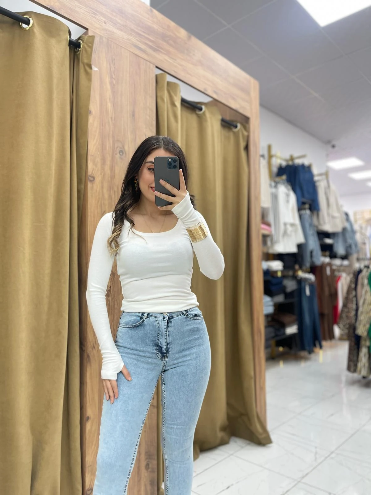 Suen Likralı Dar Paça Kot Pantolon - Buz Mavi