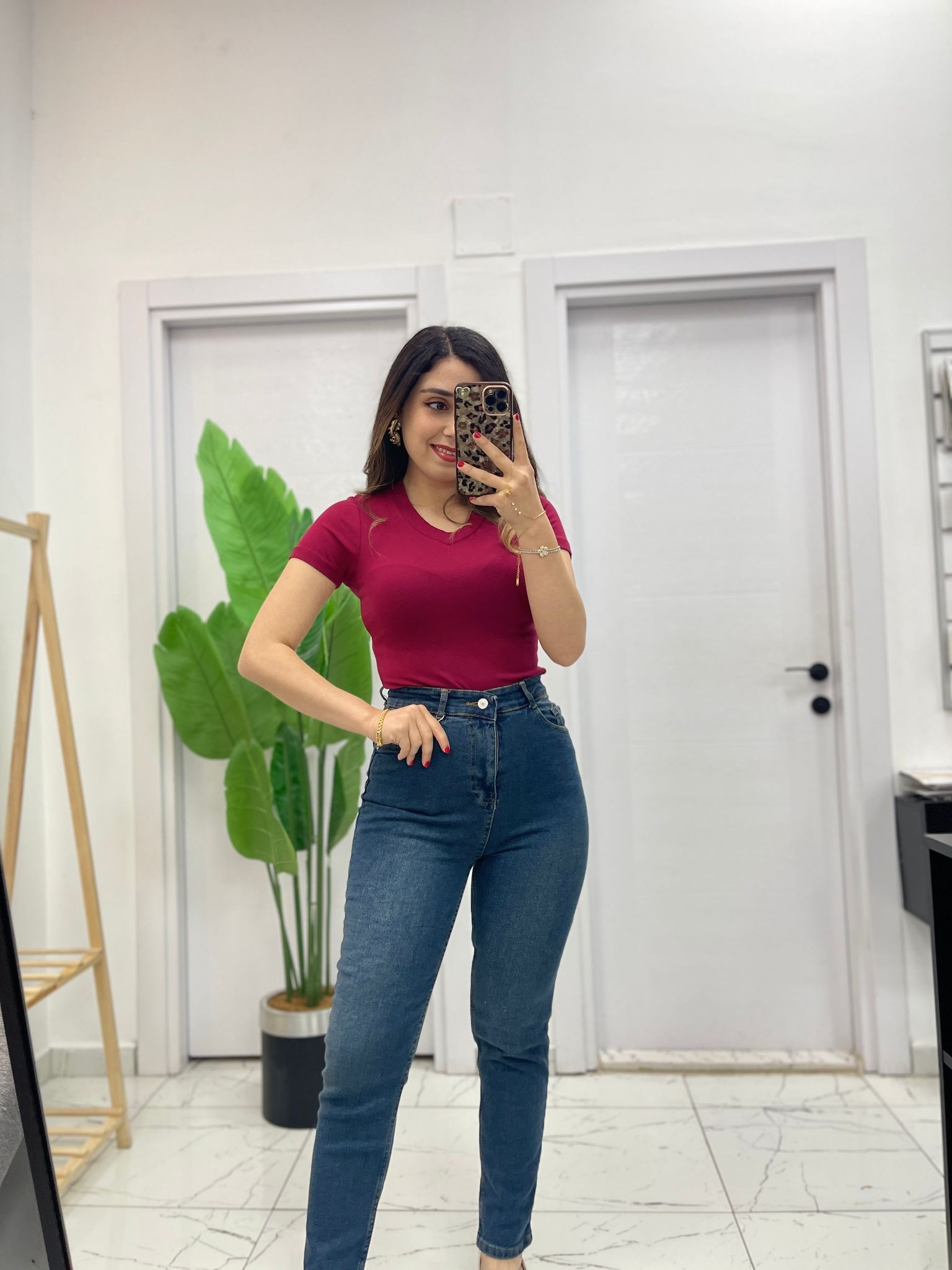 Tint Mom Jean Kot Pantolon 