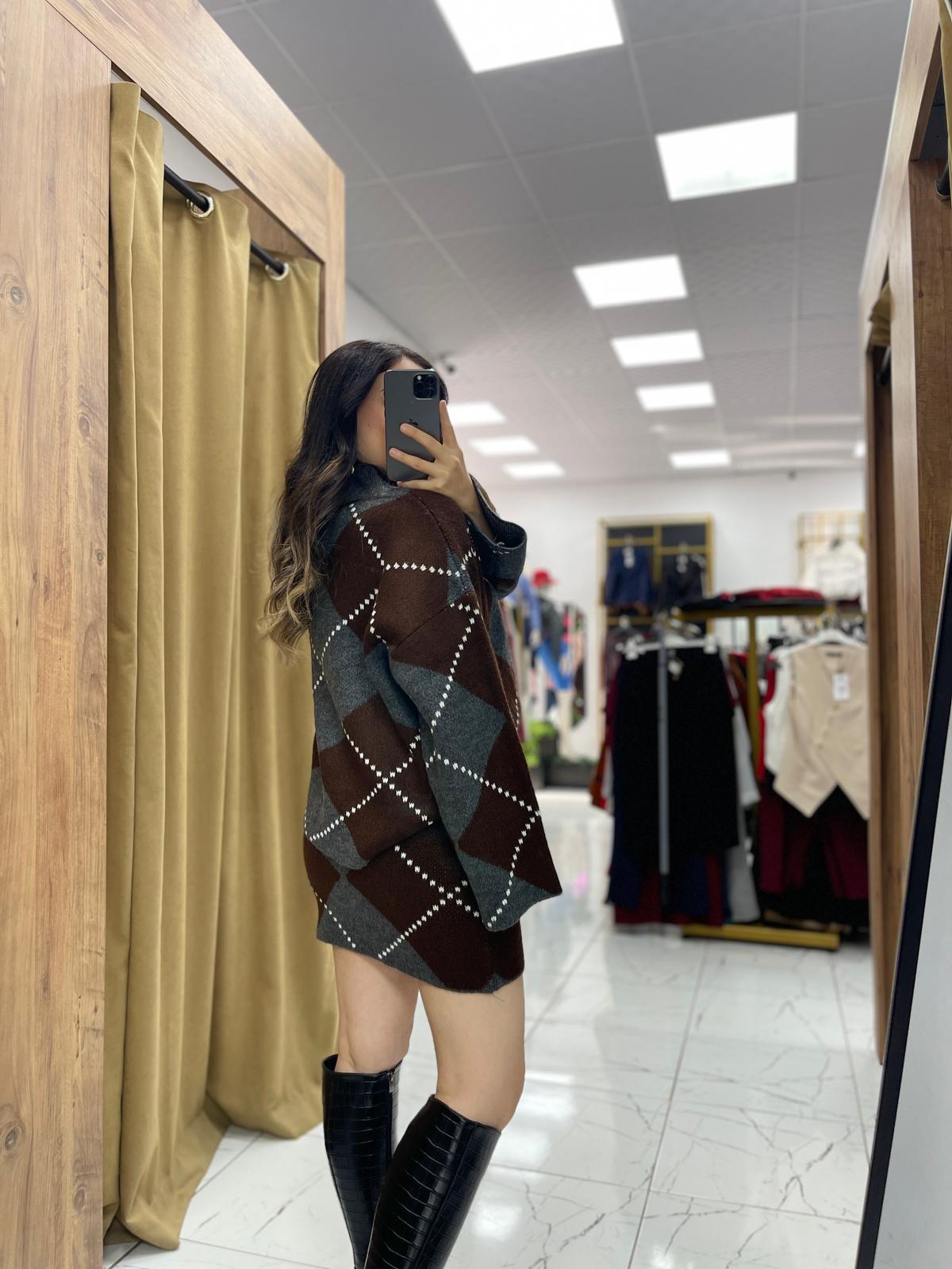 Kena Baklava Takım - Gri