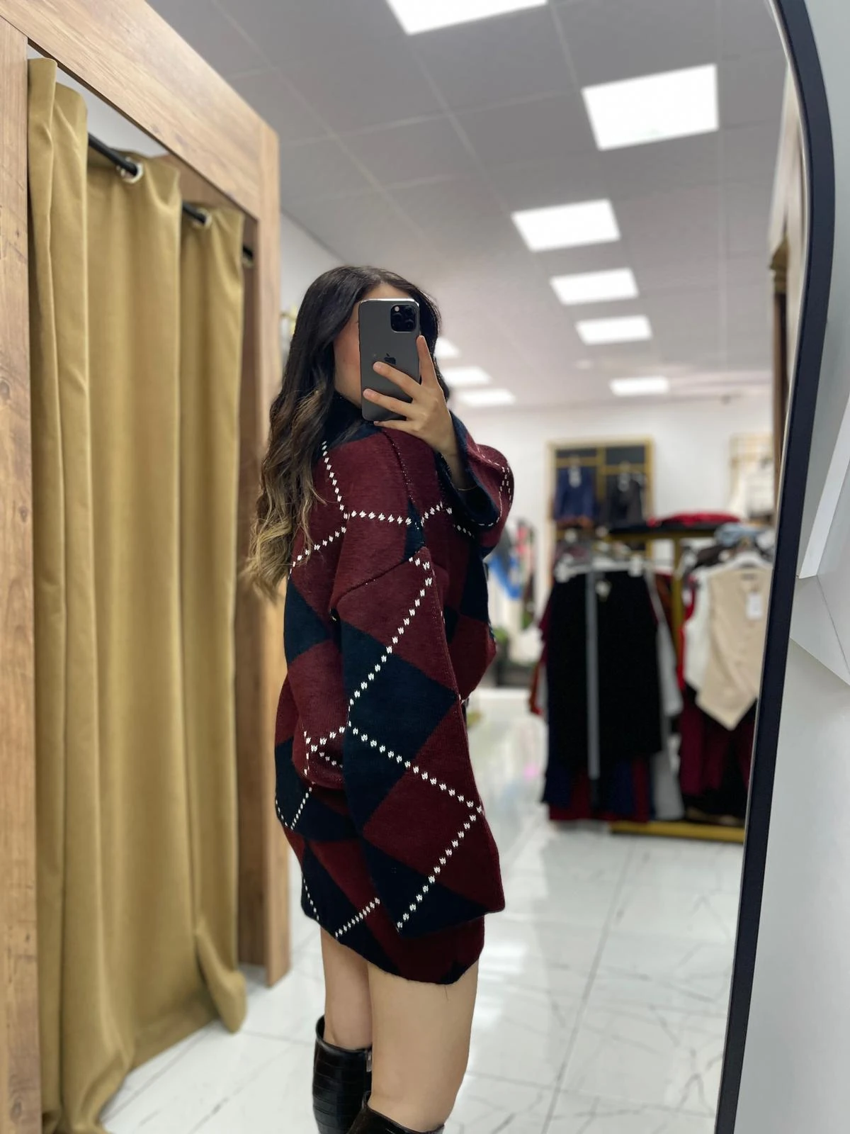 Kena Baklava Takım - Kiremit