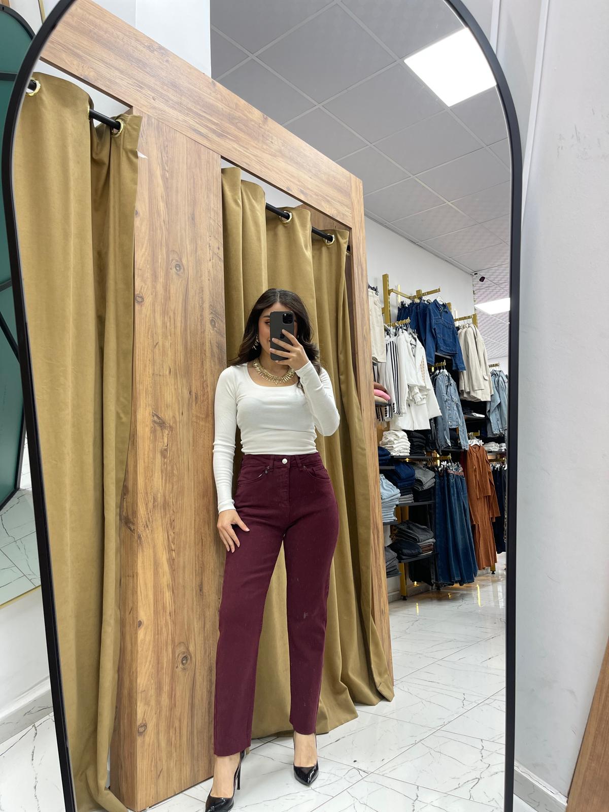 Paça Kesik Kot - Bordo