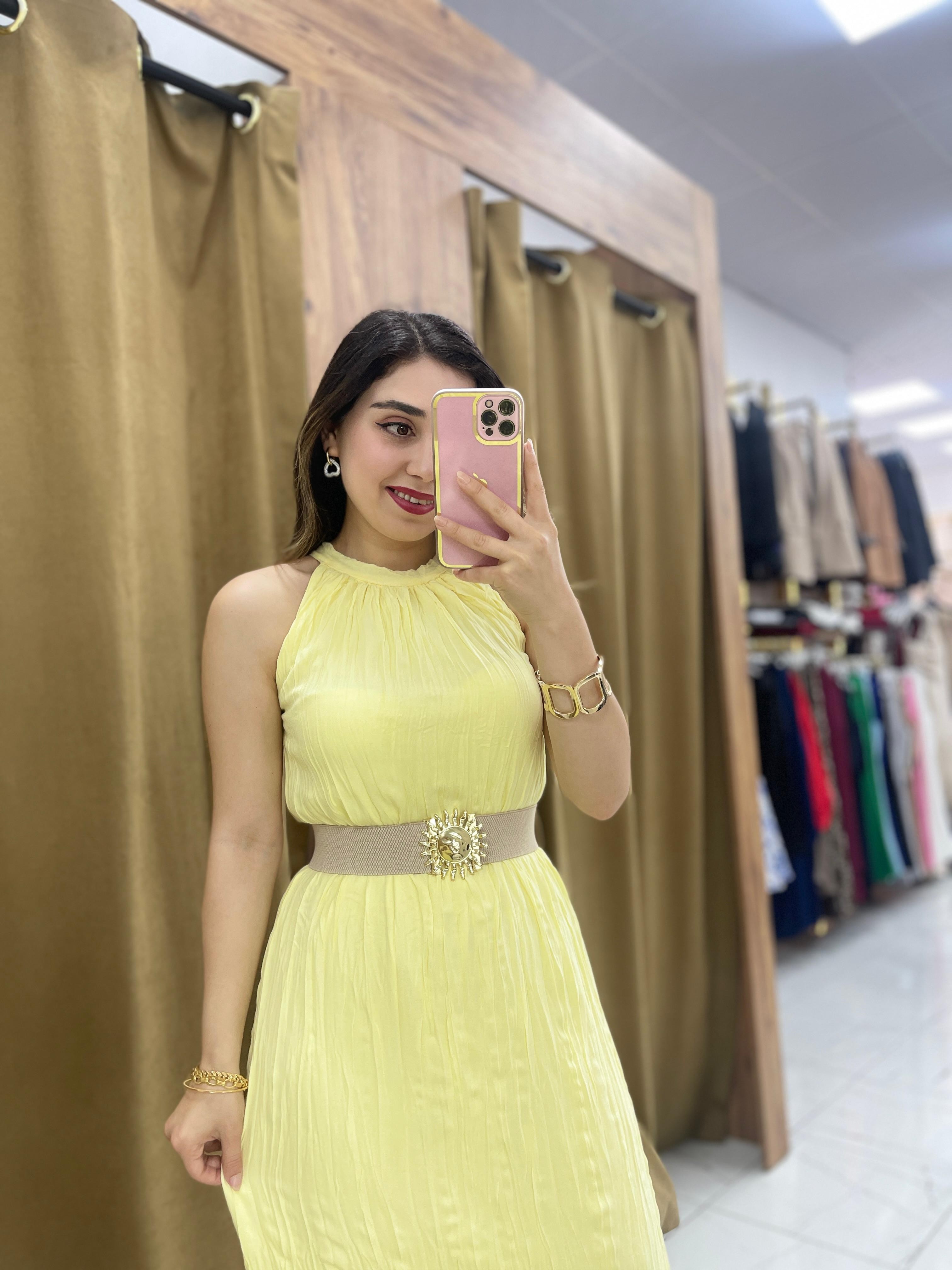 Laly Elbise - Sarı